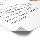 Poster Panneau de la barre Mimosa pour les pétales et le  (Coin)