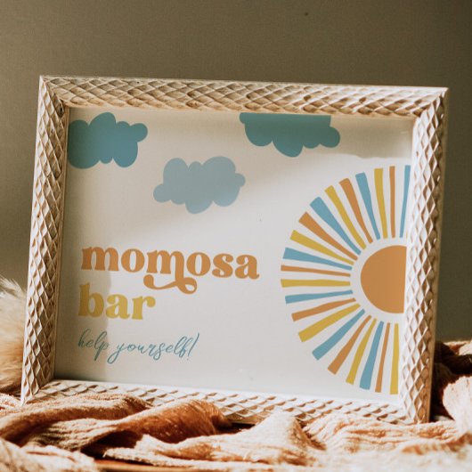 Poster Panneau de la barre Sun Mom-Osa