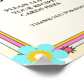 Poster Panneau de la carte Boho Dazed et Recettes Super (Coin)