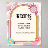 Poster Panneau de la carte Boho Dazed et Recettes Super (Devant)