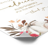 Poster Panneau de la carte de conseil de Fête des mariées (Coin)