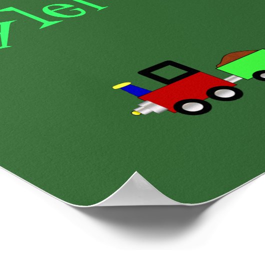 Poster Panneau de la chambre Choo Choo (Coin)