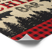Poster Panneau de la chaudière Lumberjack Chili, fête d'a (Coin)