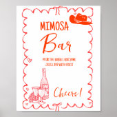 Poster Panneau de la Dernière table du Rodeo Mimosa de Na (Devant)