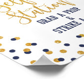 Poster Panneau de la fête de graduation de la marine de S (Coin)