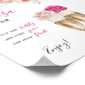 Poster Panneau de la Fête des mariées de la barre de Mimo (Coin)