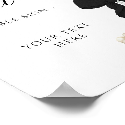 Poster Panneau de la Fête des mariées Perles & Procuco (Coin)