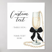 Poster Panneau de la Fête des mariées Perles & Procuco (Devant)