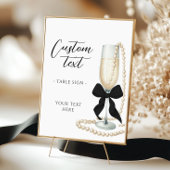 Poster Panneau de la Fête des mariées Perles & Procuco