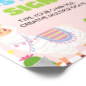 Poster Panneau de la Fiesta Llama Anniversaire (Coin)