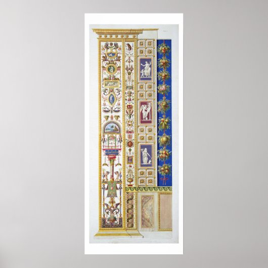 Poster Panneau de la Loggia Raphael au Vatican, de (Devant)