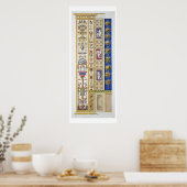 Poster Panneau de la Loggia Raphael au Vatican, de (Cuisine)