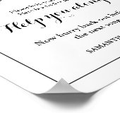 Poster Panneau de la panier de la salle de bain minimalis (Coin)