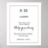 Poster Panneau de la panier de la salle de bain minimalis (Devant)