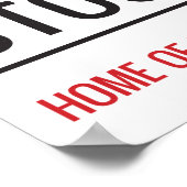 Poster Panneau de la rue Stoop Stadium (Coin)