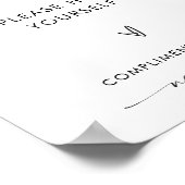 Poster Panneau de la salle de bain Mariage pour dames, pa (Coin)