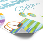 Poster Panneau de la station de ballons d'eau (Coin)