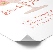 Poster Panneau de la Station de Boissons pour Mariage Lov (Coin)