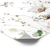 Poster Panneau de la Station de Fleurs Fleur Sauvage (Coin)