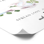 Poster Panneau de la station de nettoyage mariage PPE Aqu (Coin)