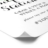 Poster Panneau de la station Selfie Eucalyptus Aquarelle (Coin)