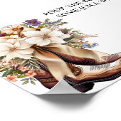 Poster Panneau de la table Bubbly Bar Cowboy Ouest (Coin)