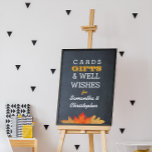 Poster Panneau de la table cadeau Mariage Chalkboard Feui<br><div class="desc">Montez ou montez cette affiche sur la Table Cadeau pour que chacun sache où déposer ses cartes et ses cadeaux !</div>