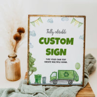 Panneau de la table d'anniversaire de la fête des