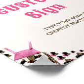 Poster Panneau de la table d'anniversaire de Western Rust (Coin)