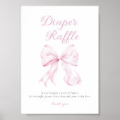 Poster Panneau de la table de béquille rose (Devant)