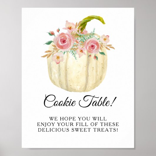 Poster Panneau de la table de biscuits rose pâle rose Cit (Devant)