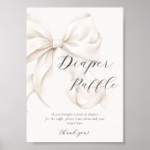 Poster Panneau de la table de calotte blanche (Devant)