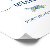 Poster Panneau de la table de conseil et de souhaits citr (Coin)