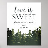 Poster Panneau de la table de dessert Mariage des Grands  (Devant)