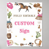 Poster Panneau de la table de fête d'anniversaire de West (Devant)