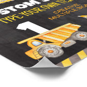 Poster Panneau de la table de fête d'anniversaire des cam (Coin)