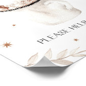 Poster Panneau de la table des boissons de Noël (Coin)