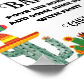 Poster Panneau de la table Fiesta Bachelorette Mimosa (Coin)