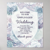 Poster Panneau de la table Mariage Annabelle Chic Crest U (Devant)