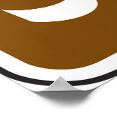 Poster Panneau de la zone de pêche (Coin)