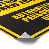 Poster Panneau de l'affiche d'anniversaire de la zone de  (Coin)