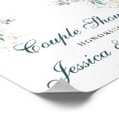 Poster Panneau de l'affiche de bienvenue de douche en cou (Coin)