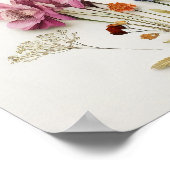 Poster Panneau de l'affiche de la Fête des mariées Fleur  (Coin)