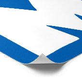 Poster Panneau de l'affiche de l'état du coeur du Maine (Coin)