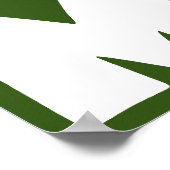 Poster Panneau de l'affiche de l'état du coeur du Nebrask (Coin)