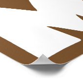 Poster Panneau de l'affiche de l'état du coeur du Wiscons (Coin)