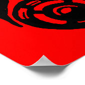 Poster Panneau de l'affiche du masque à gaz (Coin)