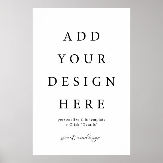 Poster Panneau de l'affiche verticale/portrait 24x36" (Devant)