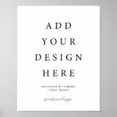 Poster Panneau de l'affiche verticale/portrait de 11x14 p (Devant)