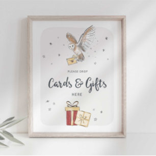 Poster Panneau de l'Assistant Cartes et Cadeaux